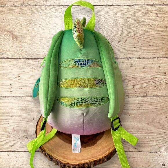 Squishmallows Series 2 NWT 12" Denton the Chameleon Plush Doll Soft Backpack New - Picture 4 of 9